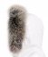 Kožešinový lem na kapuci - límec mývalovec arctic snowtop M 31/28 (75 cm) 2
