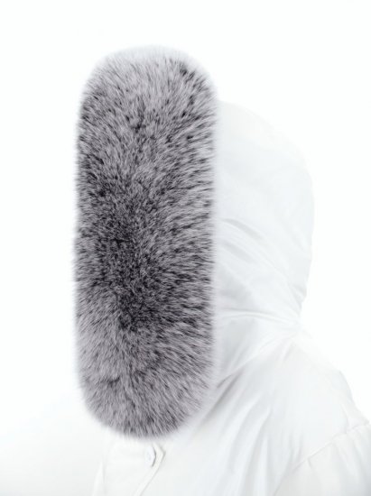 Kožušinový lem na kapucňu - golier líška L 07 (75 cm)