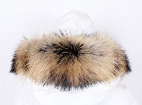 Exkluzivní kožešinový lem na kapuci - límec mývalovec snowtop MX 35/5 (70 cm)