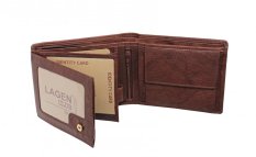Pánska kožená peňaženka V-276 hnedá 4