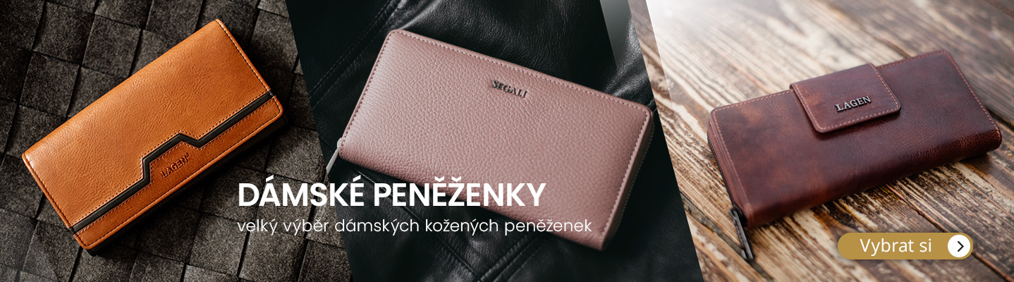 Dámské kožené peněženky