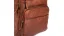 Kožený batoh UNISEX 229411 koňak - čelní kapsa na magnet