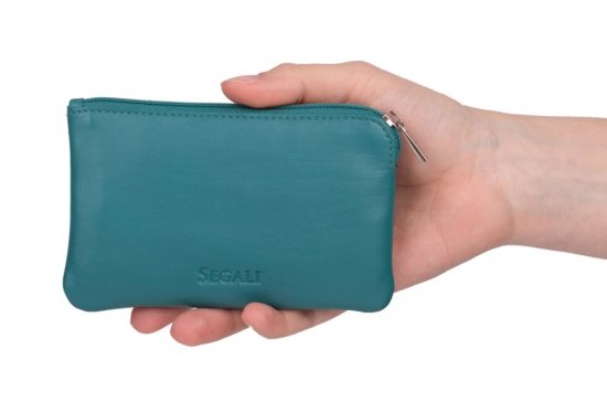 Kožená klíčenka SG-27289 zelená 4