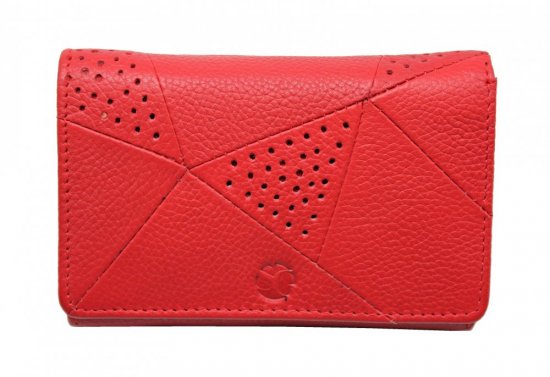 Dámska kožená peňaženka 210035 červená