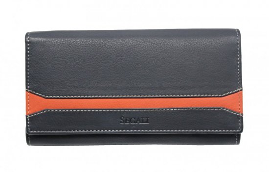 Dámska kožená peňaženka SG-260225 modrá