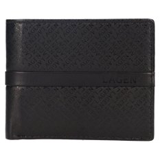 Pánska kožená peňaženka 212405 A čierna