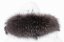 Kožušinový lem na kapucňu - golier medvedíkovec grafit M 37 (70 cm)