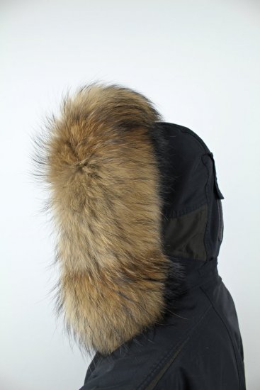 Kožušinový lem na kapucňu - golier medvedíkovec UNI M 70/2 (56 cm)