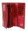 Dámská kožená peněženka V-2102/T červená 3 Dámská kožená peněženka V-2102/T červená 3
