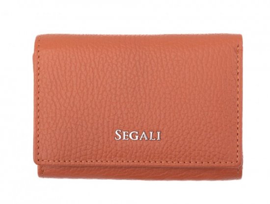 Dámska kožená peňaženka SG-27106 B Oranžová