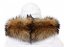 Fur trim on the hood - collared raccoon M 51/19 (65 cm)