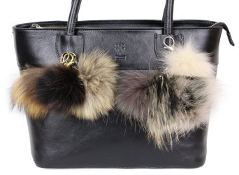 Kožešinový přívěsek ke kabelce MIX