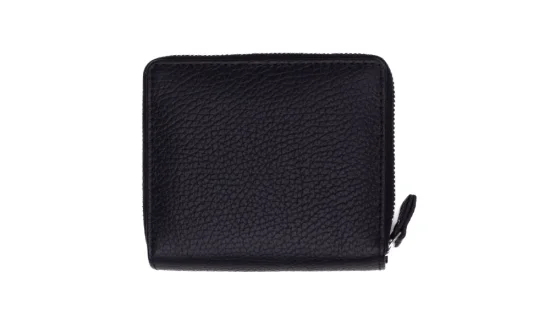 Dámska kožená peňaženka SG-27544B čierna - zadný pohľad Dámska kožená peňaženka SG-27544B čierna - zadný pohľad