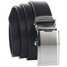 Pánsky kožený opasok Lindenmann 21005001 AUTOMATIC čierny 1