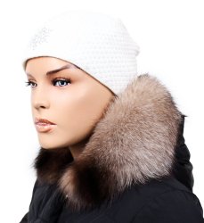 Kožešinový lem na kapuci - límec liška bluefrost wolf LBW 01/11 (50 cm)