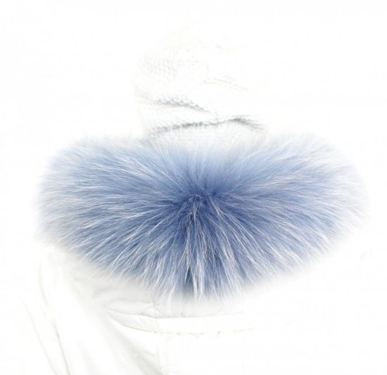 Kožešinový lem na kapuci - límec mývalovec snowtop  M 38/7 (64 cm)