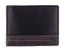 Pánska kožená peňaženka 2951320005 čierna/sivá