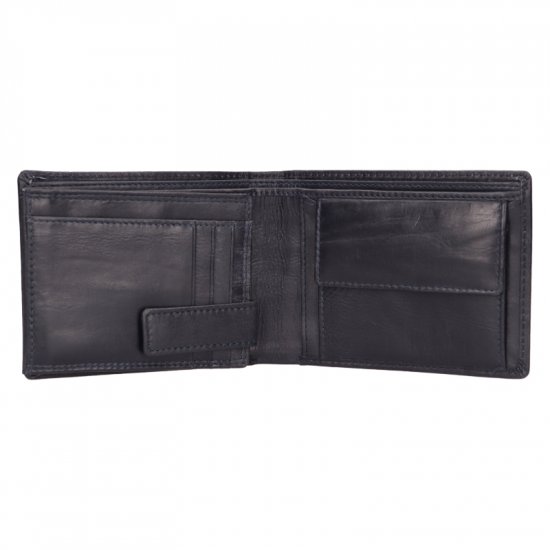 Pánská kožená peněženka LG-22111 šedá 2