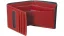 Kožená peňaženka SG-2150719 čierno červená (malá) 3