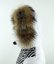 Kožušinový lem na kapucňu - golier medvedíkovec 106/2 béžovo-čierny (63 cm)