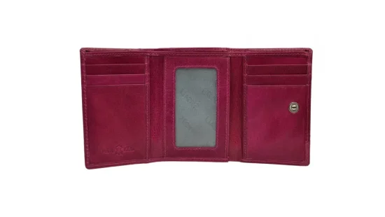 Dámska kožená peňaženka SG-27196 B fuchsia - vnútorné vybavenie