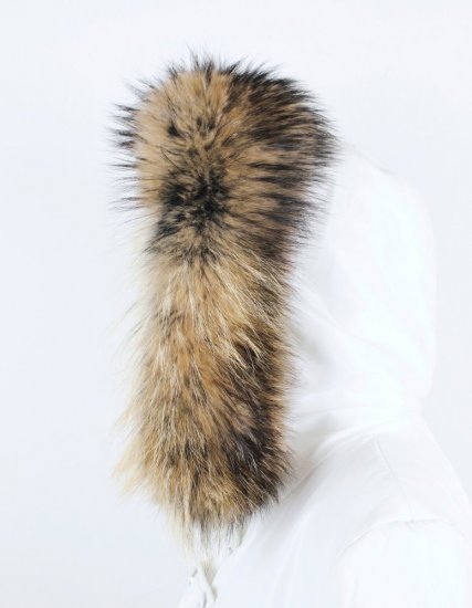 Fur trim on the hood - raccoon collar snowtop M 35/6 (61 cm) 1