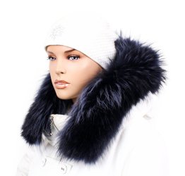 Kožušinový lem na kapucňu - golier medvedíkovec grafitovo sivy M 41/5 (78 cm) Kožušinový lem na kapucňu - golier medvedíkovec grafitovo sivy M 41/5 (78 cm)