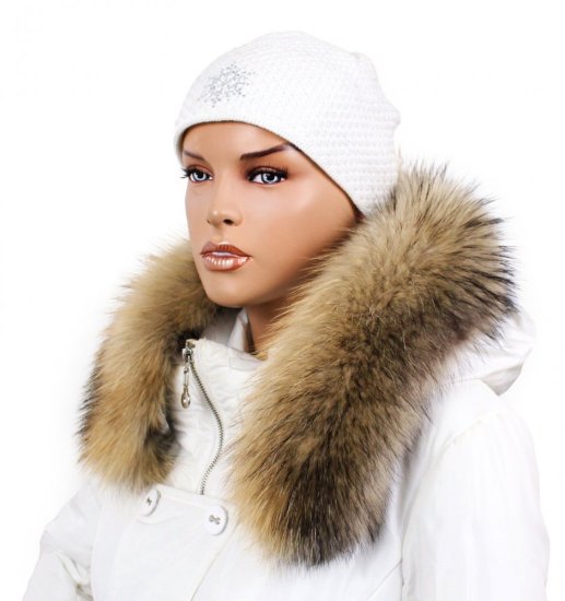 Kožešinový lem na kapuci - límec mývalovec M 44/61 (75 cm)