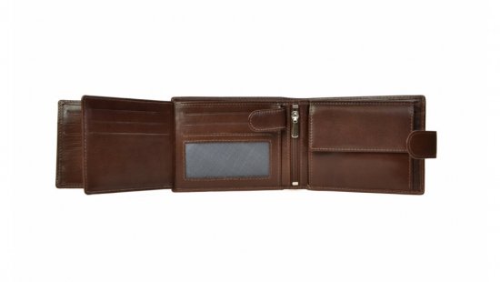 Pánska kožená peňaženka SG-22511 hnedá 3
