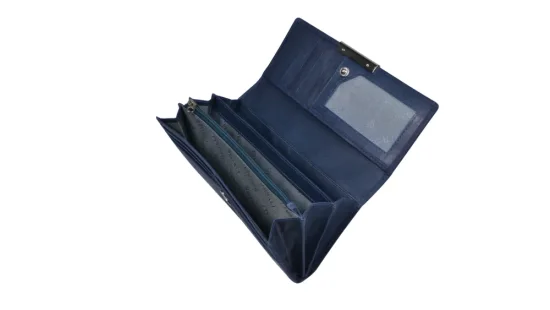 Dámska kožená peňaženka SG-27066 indigo - vnútorné vybavenie 2