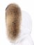 Kožušinový lem na kapucňu - golier medvedíkovec M 01/36 (65 cm) 2