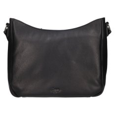 Dámska kožená kabelka 212475 čierna