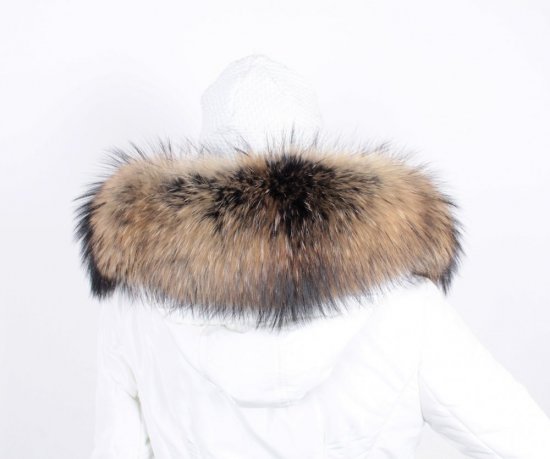 Exkluzivní kožešinový lem na kapuci - límec mývalovec snowtop MX 35/3 (70 cm)