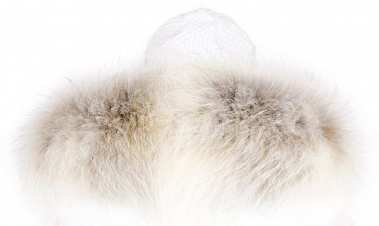 Kožušinový lem na kapucňu - golier medvedíkovec M B13 béžový melír  (75 cm)
