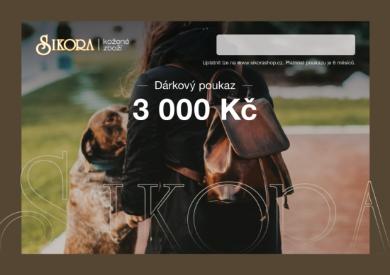 Elektronický dárkový poukaz 3000 Kč