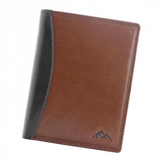 Pánska kožená peňaženka El Forrest 2546-21 RFID hnedá 2