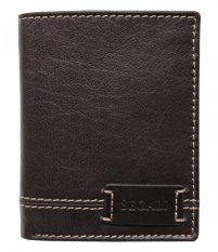 Pánská kožená peněženka W 270082 tmavě hnědá