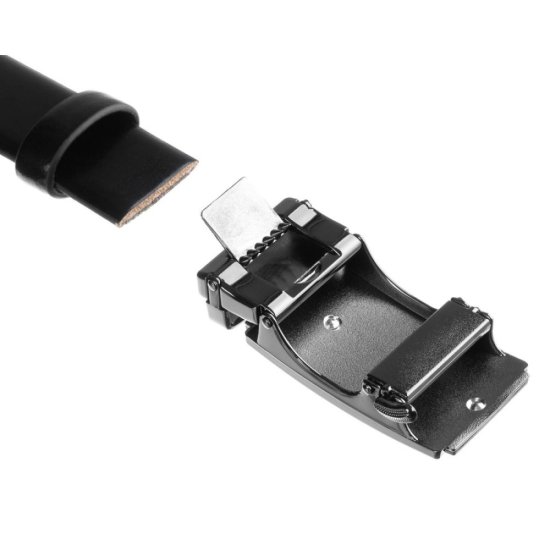 Pánský kožený opasek PETERSON PTN 2A017 černý 5