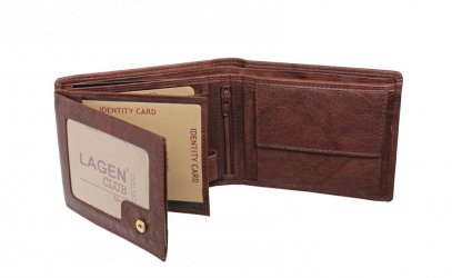 Pánská kožená peněženka V-276 hnědá 4