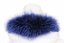 Kožušinový lem na kapucňu - golier medvedíkovec snowtop modrý M 27/6 (60 cm) 3