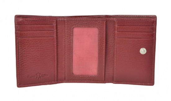 Dámska kožená peňaženka SG-27106 B Bordó 2