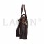 Pánská kožená taška na notebook LN-222015 černá