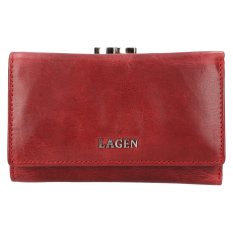 Dámská kožená peněženka LG - 22167 vínová - pohled zepředu