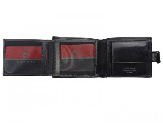 Pánska kožená peňaženka Pierre Cardin 2YS507.1 323a RFID čierna (malá)