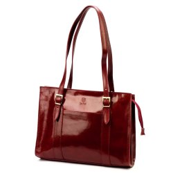 Dámská kožená kabelka Glorie bordo