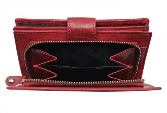 Dámska kožená peňaženka SG-29023 A červená