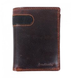Pánska kožená peňaženka D-2306 RFID hnedá