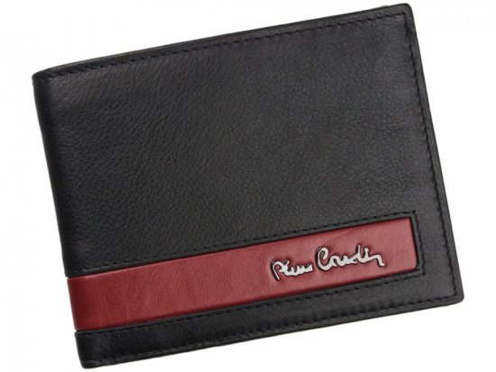 Pánská kožená peněženka Pierre Cardin CB TILAK26 28806 RFID černá + modrá 1