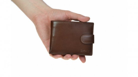 Pánská kožená peněženka SG-22511 hnědá 5