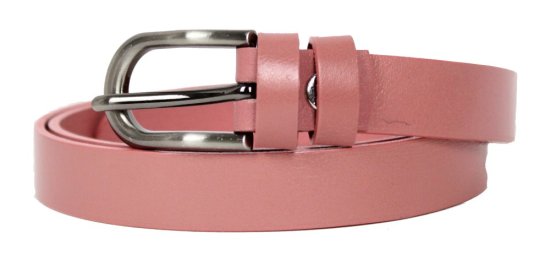 Dámský kožený opasek 2186-503 růžový